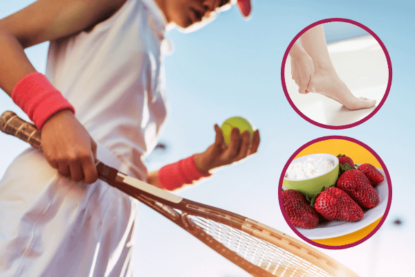 Wimbledon 'Strawberries and Cream' Foot Gel - Aromantic UK