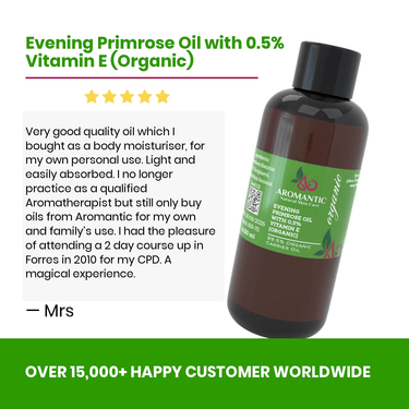 Organic Evening Primrose Oil - Aromantic UK