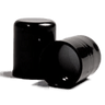 Black Screw Caps and Inserts (to suit 50ml and 100ml Blue PET bottles) 18/415 - Aromantic UK