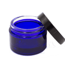 Blue Glass Jar (50 ml) sprayed - Aromantic UK