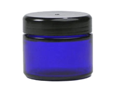 Jar, Blue Glass (50 ml) - Aromantic UK
