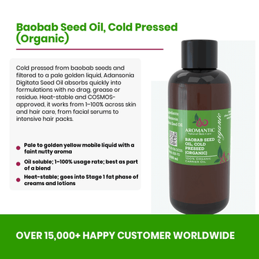 Organic Baobab Seed Oil - Aromantic UK
