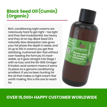 Organic Black Seed Oil - Aromantic UK