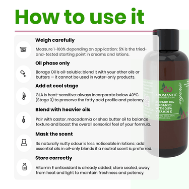 Organic Borage Oil - Aromantic UK