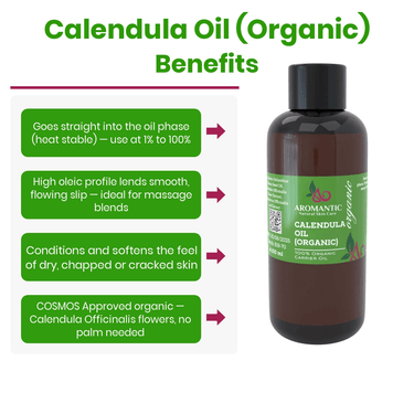 Organic Calendula Oil - Aromantic UK