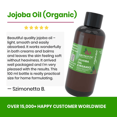 Organic Jojoba Oil - Aromantic UK