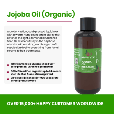 Organic Jojoba Oil - Aromantic UK