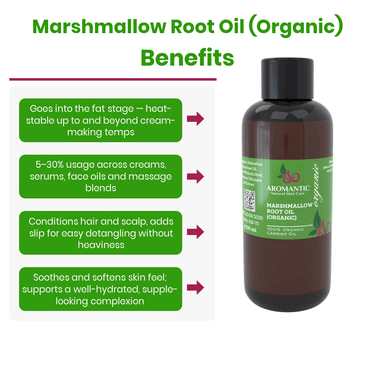 Organic Marshmallow Root Oil - Aromantic UK