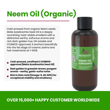 Organic Neem Oil - Aromantic UK