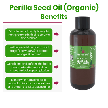 Organic Perilla Seed Oil - Aromantic UK