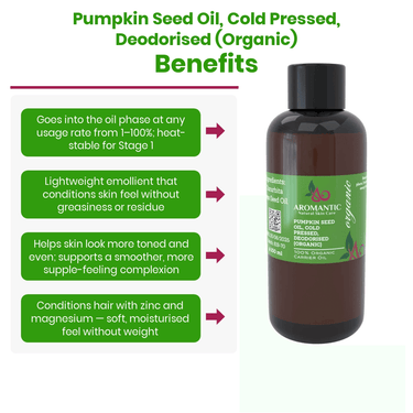 Organic Pumpkin Seed Oil - Aromantic UK