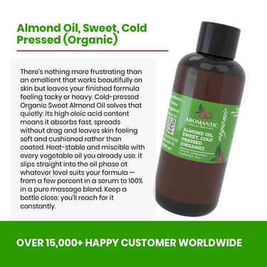 Organic Sweet Almond Oil - Aromantic UK