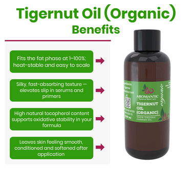 Organic Tigernut Oil - Aromantic UK