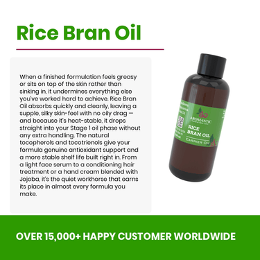 Rice Bran Oil - Aromantic UK