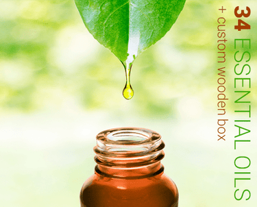 Aromatherapy Kit with 34 Essential Oils - Aromantic UK