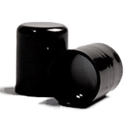 Black Screw Caps and Inserts (to suit 50ml and 100ml Blue PET bottles) 18/415 - Aromantic UK