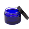 Blue Glass Jar (50 ml) sprayed - Aromantic UK