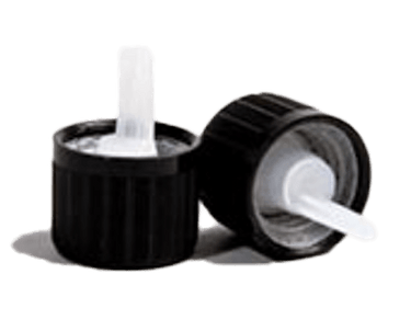 Cap, Matte Black Tamper Evident Dropper Small (0.7mm) to fit 10 ml, 30 ml, 50 ml and 100 ml Glass - Aromantic UK