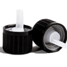Cap, Matte Black Tamper Evident Dropper Small (0.7mm) to fit 10 ml, 30 ml, 50 ml and 100 ml Glass - Aromantic UK