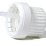 Cap, White Plastic Tamper Evident Dropper Medium (1.5mm) - Aromantic UK