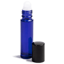 Roll - on Bottle, Blue Glass Mini (10 ml) DISCONTINUED - Aromantic UK