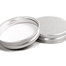 Silver Aluminium Lid for 15ml clear glass jar - Aromantic UK